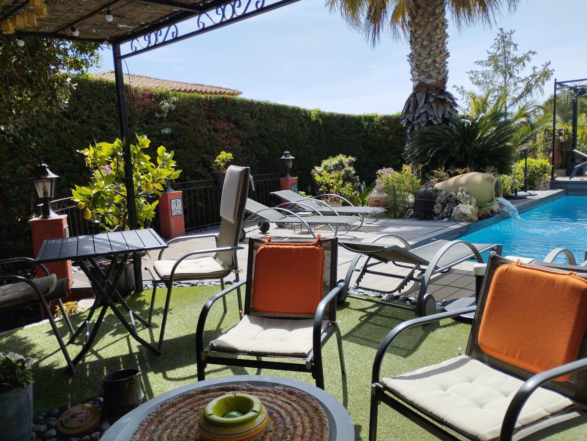 Les Arbousiers Villa La Cadiere-d'Azur Bagian luar foto